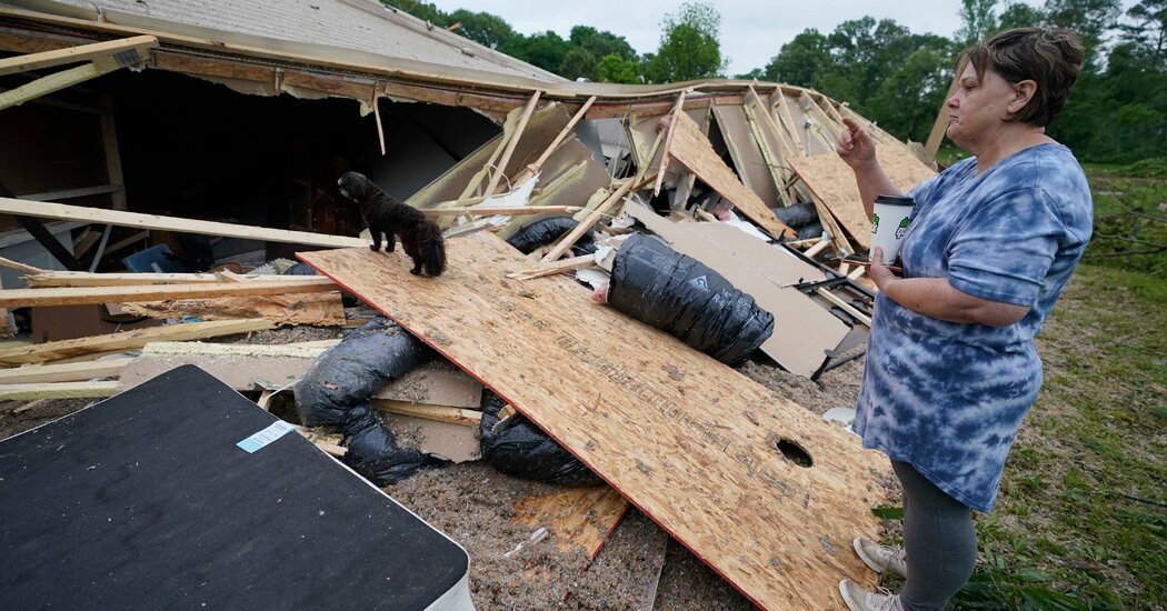 Damage Reported As Tornadoes Tear Across The South