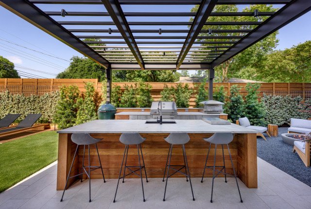 metal roof extension outdoor entertain areas southwest fence and deck img ea3159630f19fe54 4 6049 1 0ebb4da