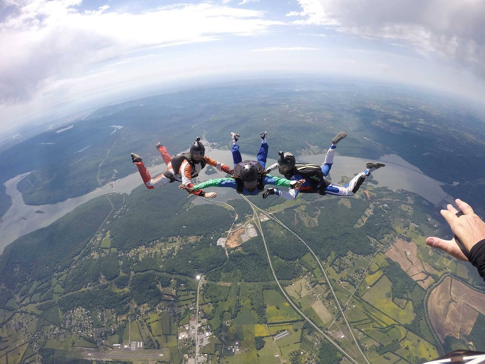 Free Fall with a Skydiving Lesson