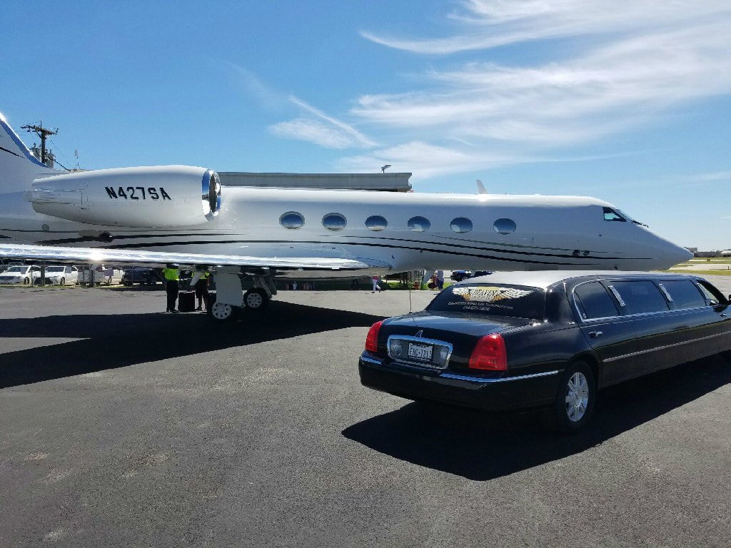 Why must airport limo services be hired for corporate customers?