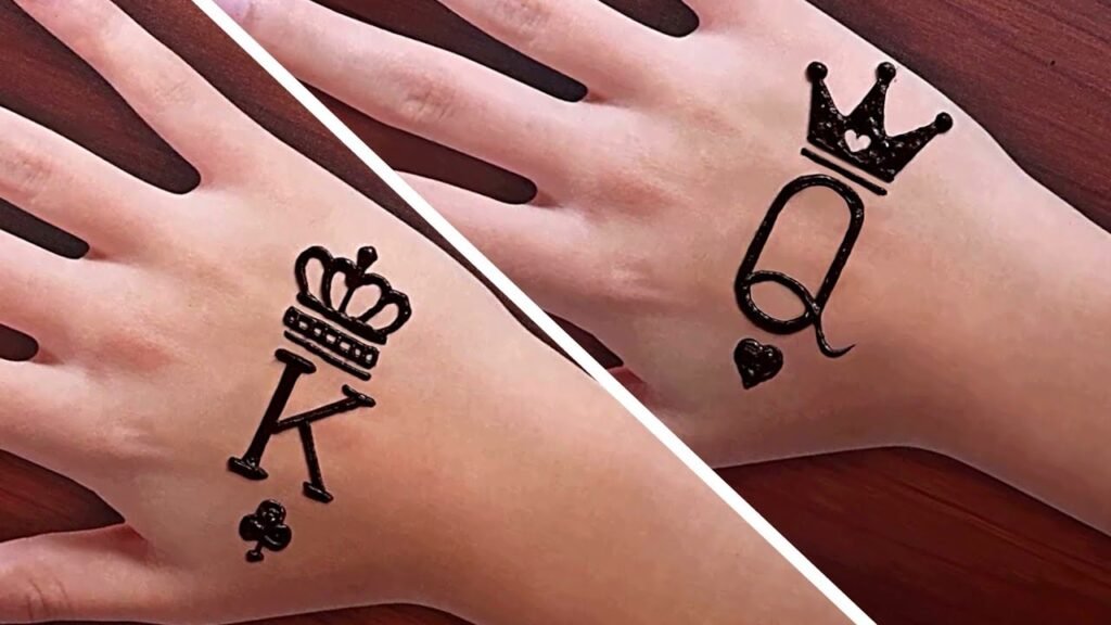 Gangster King and Queen Tattoos