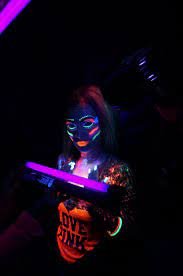 Black light photography