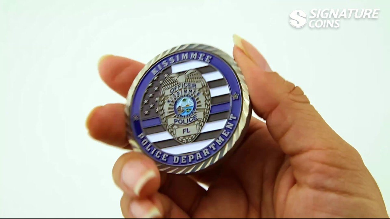 police coins