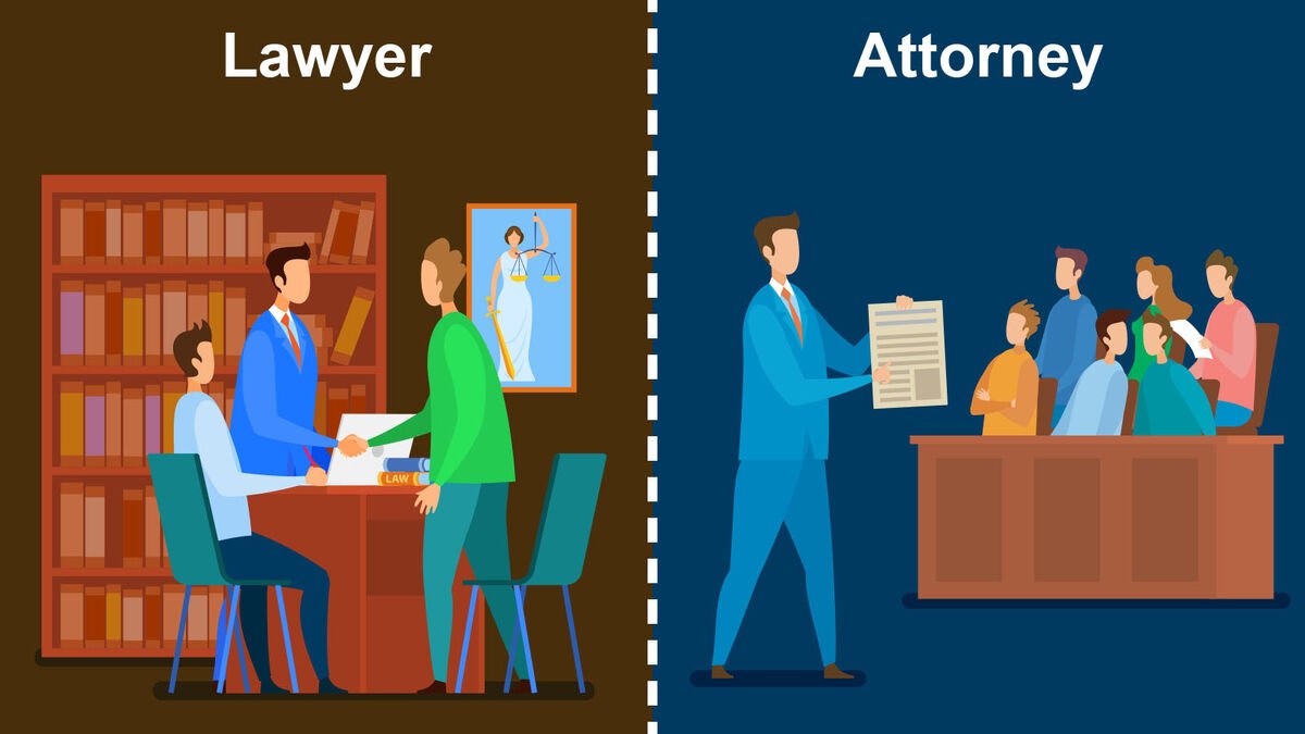 Lawyer vs attorney