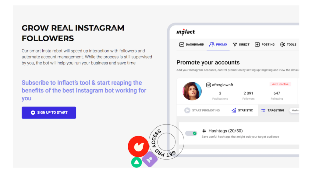 Inflact Instagram Marketing Tool