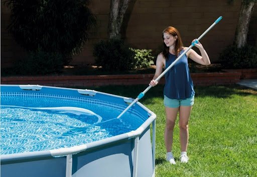 Eco-Friendly Pool Cleaner in use for sustainable home maintenance